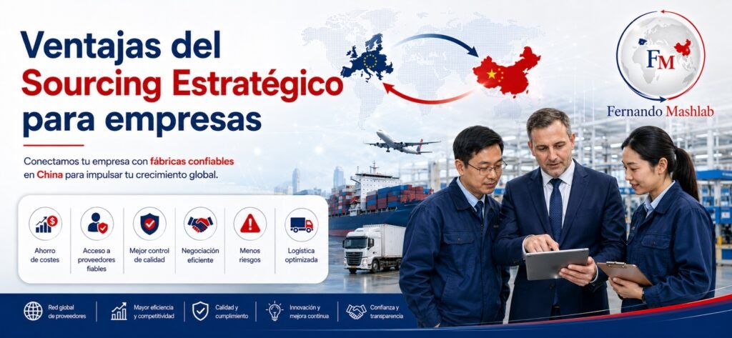 Agente de compras en China para empresas de Zaragoza
